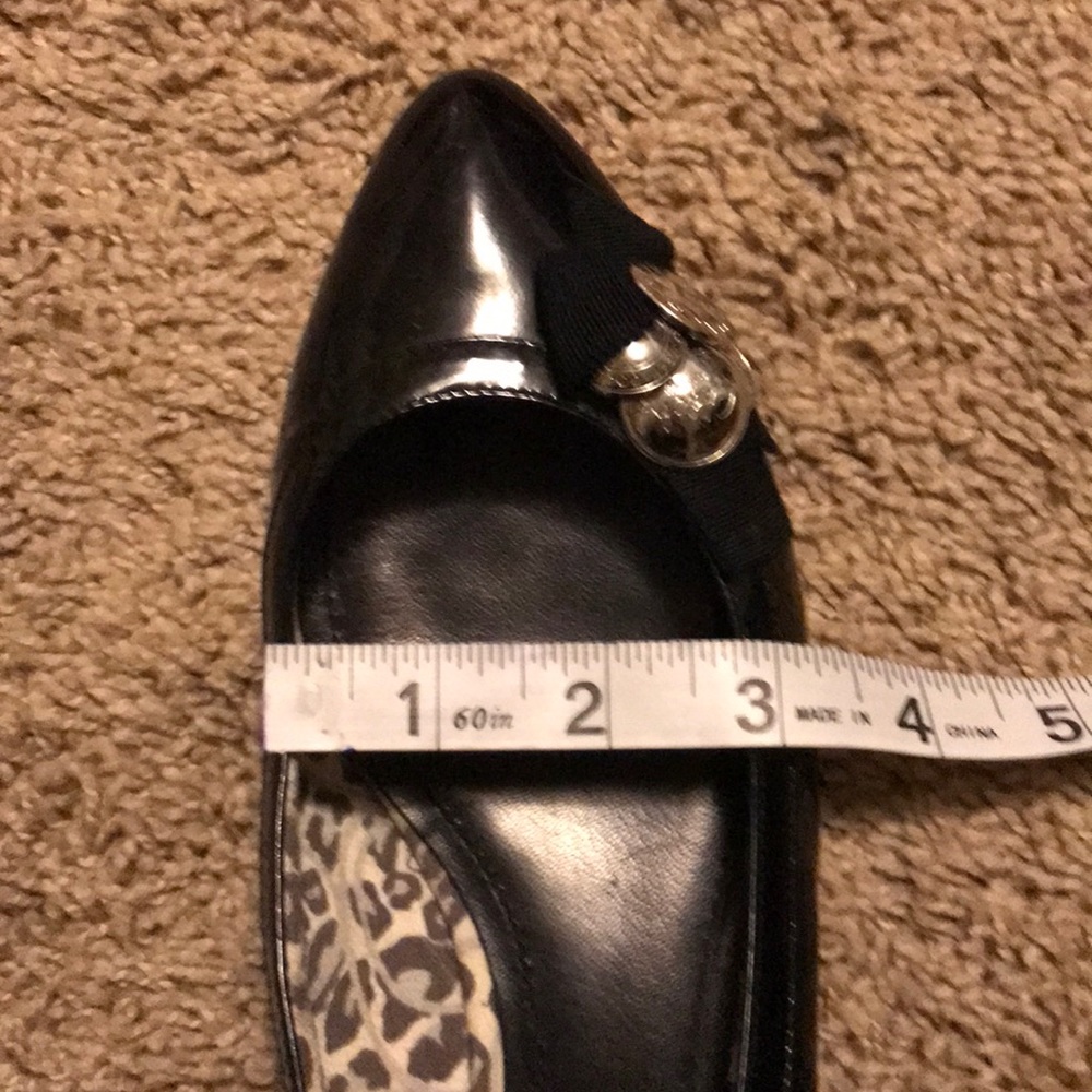 Second listing with measurements of coach shoes